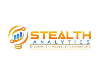 Stealth Analytics logo design by uttam