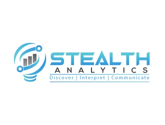Stealth Analytics logo design by uttam
