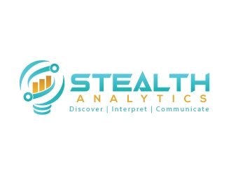 Stealth Analytics logo design by uttam