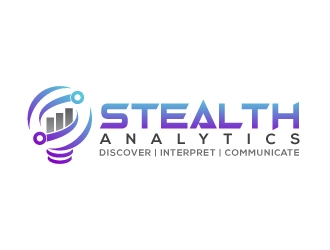 Stealth Analytics logo design by uttam