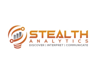 Stealth Analytics logo design by uttam