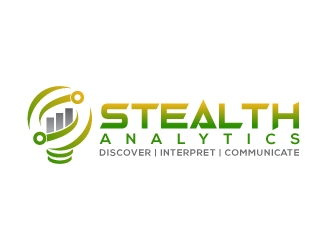 Stealth Analytics logo design by uttam