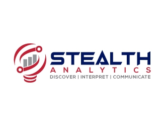 Stealth Analytics logo design by uttam