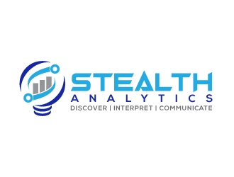 Stealth Analytics logo design by uttam