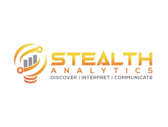 Stealth Analytics logo design by uttam