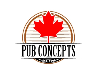 Pub Concepts logo design by uttam