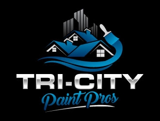 Tri-City Paint Pros logo design by J0s3Ph