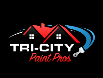 Tri-City Paint Pros logo design by lestatic22