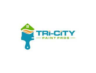 Tri-City Paint Pros logo design by RIANW
