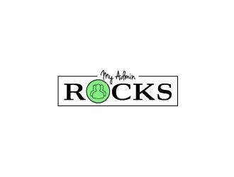 My Admin Rocks  logo design by my!dea