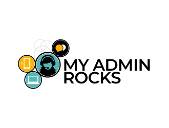 My Admin Rocks  logo design by mawanmalvin