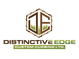 Distinctive Edge Custom Curbing Ltd. logo design by REDCROW