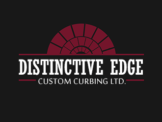 Distinctive Edge Custom Curbing Ltd. logo design by kunejo