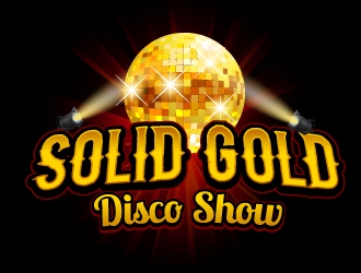 SOLID GOLD DISCO SHOW logo design by Xeon