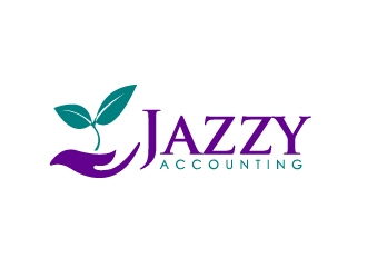 Jazzy Accounting logo design by Marianne