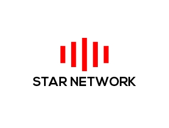 Star Network logo design by tukangngaret