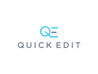 Quick Edit logo design by Leebu