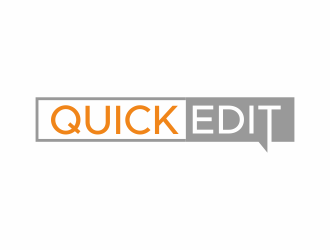Quick Edit logo design by afra_art