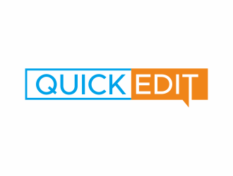 Quick Edit logo design by afra_art