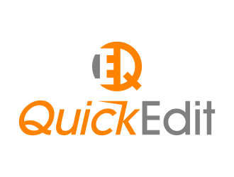 Quick Edit logo design by FriZign