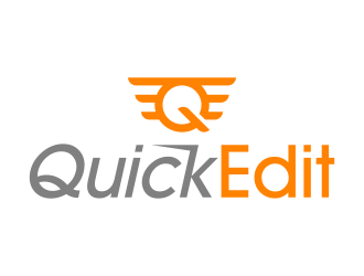 Quick Edit logo design by FriZign