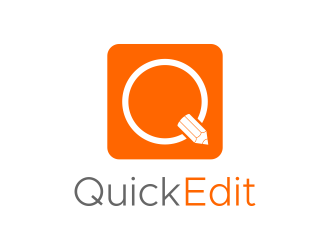 Quick Edit logo design by nandoxraf