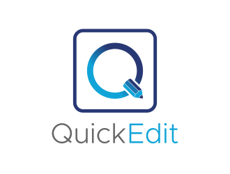 Quick Edit logo design by nandoxraf