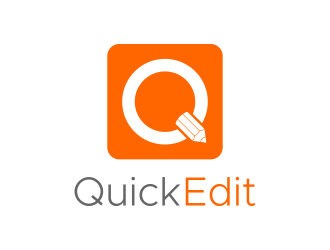 Quick Edit logo design by nandoxraf