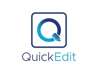 Quick Edit logo design by nandoxraf