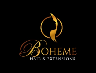 Boheme Hair & Extensions logo design by jaize
