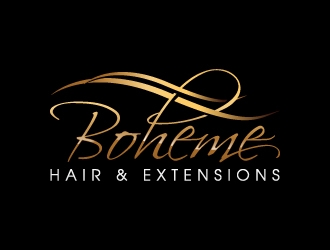 Boheme Hair & Extensions logo design by J0s3Ph