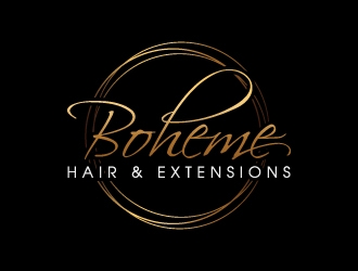 Boheme Hair & Extensions logo design by J0s3Ph
