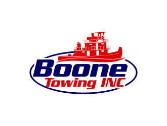 Boone Towing INC. logo design by beejo