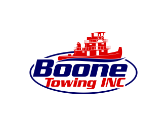 Boone Towing INC. logo design by beejo