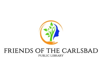 Friends of the Carlsbad Public Library logo design by jetzu