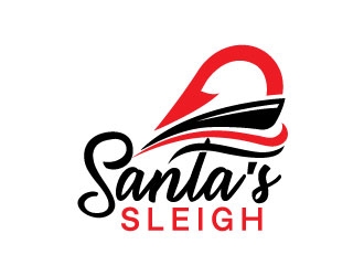 Santa’s Sleigh logo design by adwebicon