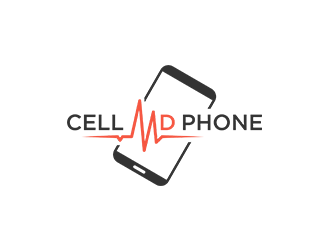 cell phone md logo design by kurnia