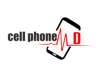 cell phone md logo design by cahyobragas