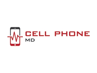 cell phone md logo design by Fear