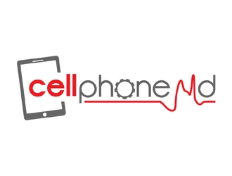 cell phone md logo design by MAXR