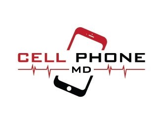 cell phone md logo design by Fear