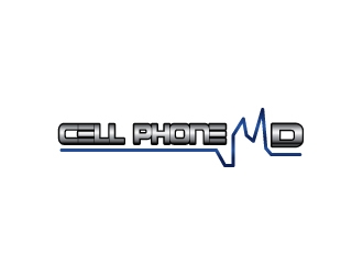 cell phone md logo design by sanstudio