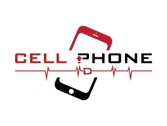 cell phone md logo design by Fear