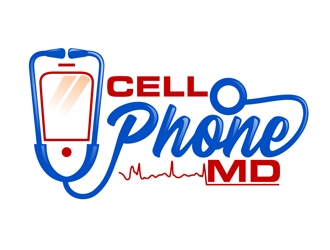 cell phone md logo design by DreamLogoDesign