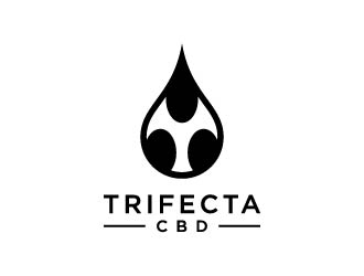Trifecta CBD logo design by maserik