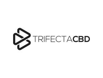 Trifecta CBD logo design by rokenrol