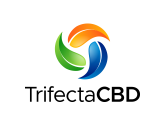 Trifecta CBD logo design by lexipej