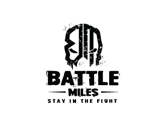 BATTLE MILES logo design by mawanmalvin