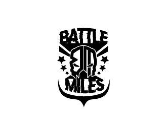 BATTLE MILES logo design by Rock