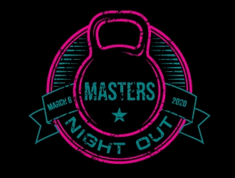 Masters Night Out logo design by Upoops